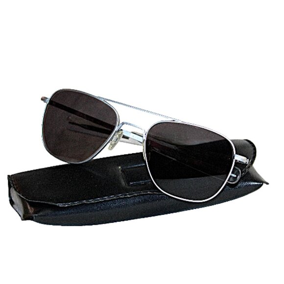 Randolph Engineering USA Authentic Aviation Matte Chrome Sunglasses - Picture 5 of 11